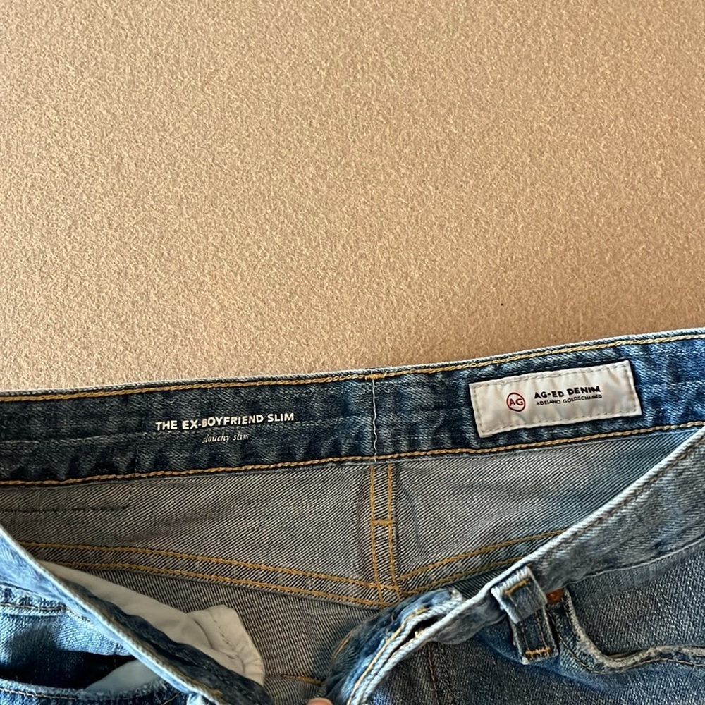 AG ADRIANO GOLDSCHMIED AG-ED DENIM EX-BOYFRIEND SLOUCHY SLIM
BLUE JEANS- Size 26 - Picture 5 of 13